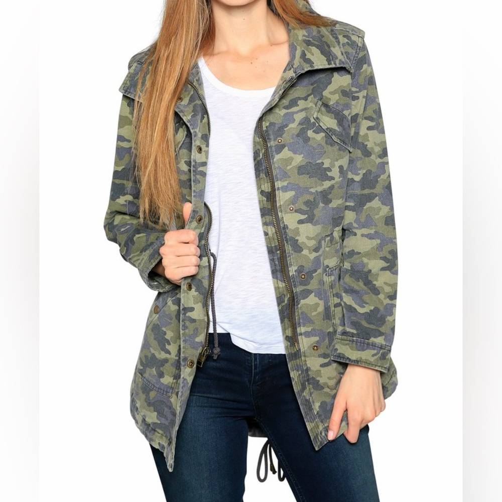 Velvet by Graham & Spencer Irene Camo Army Jacket